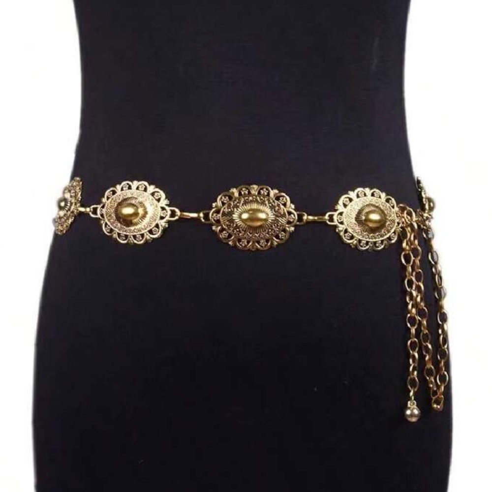 Gold Chain Waist Belt
